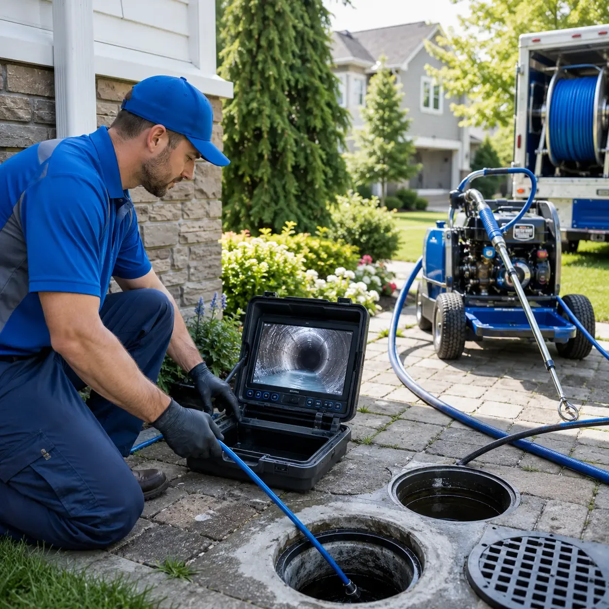 Outdoor drain cleaning professionals serving Dublin, PA